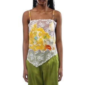 Collina Strada 'Ammi' Top in Rose Sylk Puppies.